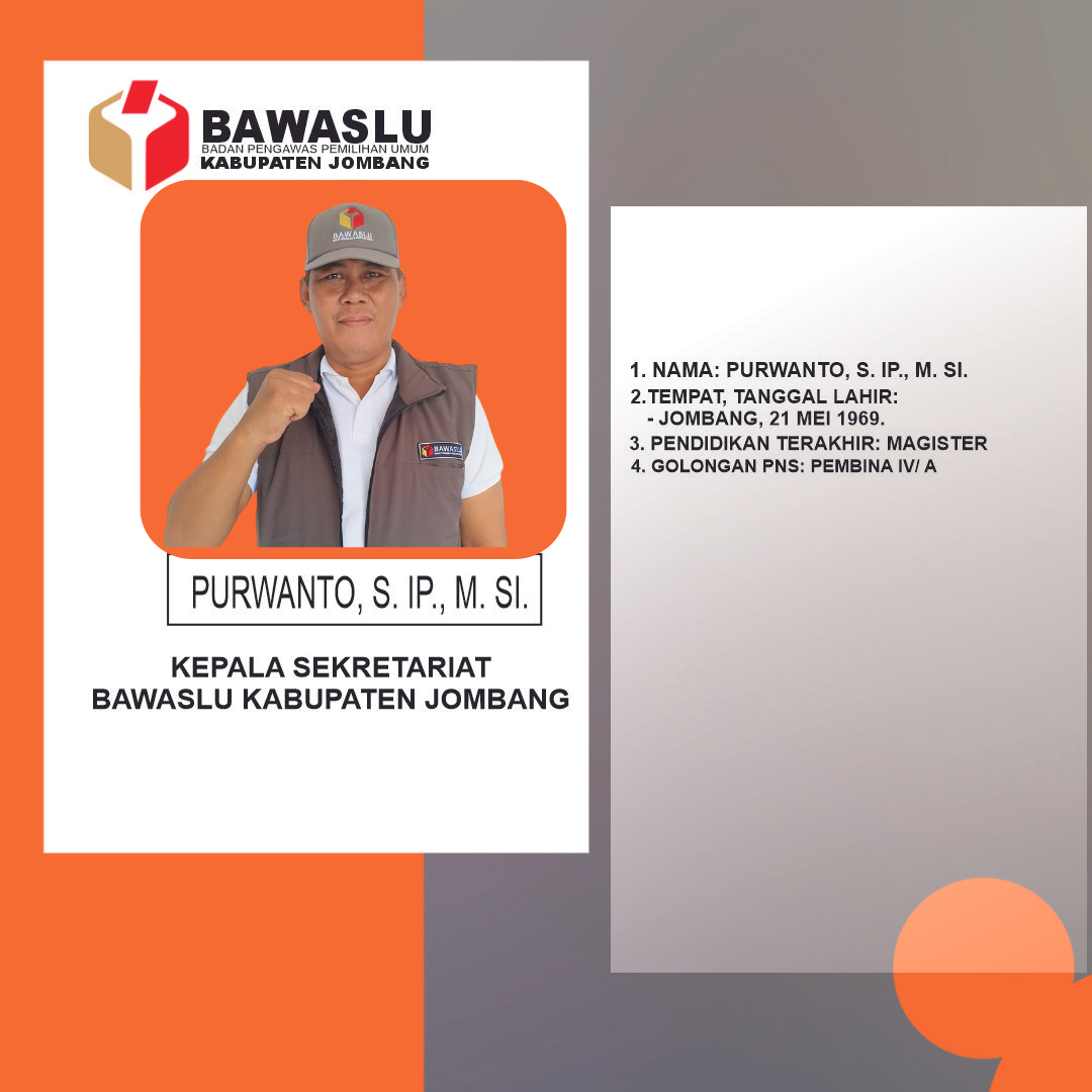 Anggota Bawaslu Kabupaten Jombang